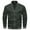Green, variant on QHFBli Men's Field Jacket Men's Lightweight Casual Zippered Jacket Everyday Wear Loose Fit Stylish Outerwear For Autumn Winter Seasons Comfortable Windbreaker