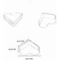 thumbnail image 4 of Corner Protector, Transparent Baby Proofing Safety Corner Edge Guards, Furniture Table Sharp Corner Guardtransparent16pcs, 4 of 5