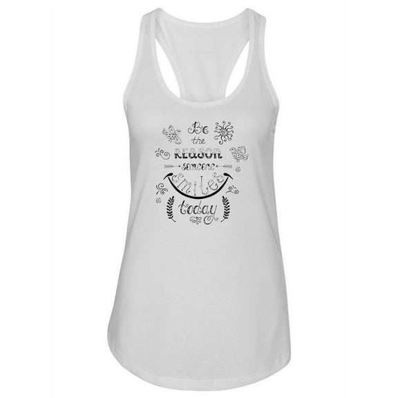 Be The Reason Motivational Quote Tank Women -Image by Shutterstock, Female x-Large