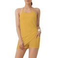 thumbnail image 2 of TheFound Femmes Robe de Sport Bretelles de Couleur Unie Jupe avec Doublure Short, 2 of 9