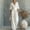 White, variant on Women's Solid Color V-Neck One-Piece Jumpsuit – Rolled Sleeve, Waistband Wide Leg with Pockets, Casual Summer Romper White,XL