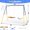 Blue+Metal, variant on LHSHID Heavy-Duty Metal A-Frame Swing Stand, 330 lbs Capacity with Saucer & Belt Swings, for Backyard Playground