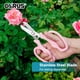 thumbnail image 4 of Tijeras de podar de jardín CYRUS de 19 cm con quitapúas, color rosa, 4 of 7