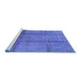 thumbnail image 2 of Ahgly Company Machine Washable Indoor Rectangle Oriental Blue Industrial Area Rugs, 2' x 3', 2 of 4