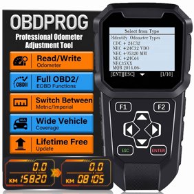 أداة تشخيص السيارة OBDPROG MT401 لتصحيح عداد المسافات وضبط المسافة المقطوعة ومعايرة المسافة المقطوعة وقارئ رمز الماسح الضوئي OBD2، تحديث مجاني مدى الحياة