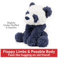 thumbnail image 2 of Peluche GUND Cozys Collection Panda azul marino 25 cm, 2 of 8