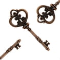 thumbnail image 2 of Juego de 20 llaves maestras extragrandes en bronce antiguo (2 estilos) - Llaves de 3 1/4", 2 of 5