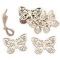 thumbnail image 1 of Miangastore Butterfly Wood Prop Cutouts Golden 20Pcs 3.14X2.36X0.12In, 1 of 9