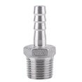 thumbnail image 3 of Cergrey Acier Inoxydable SS304 Raccord de Tuyau de Filetage Mâle Raccord de Queue de Tuyau de Barbillon BSP 1/8 3/4, Adaptateur de Barbillon, Adaptateur de Tuyau, 3 of 3