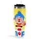 thumbnail image 3 of PLIM Vaso aislado de acero inoxidable con asa, diseño temático, regalo para familia, amigos y fans; incluye pajita y encaja en el portavasos estándar, 40 oz, 3 of 6