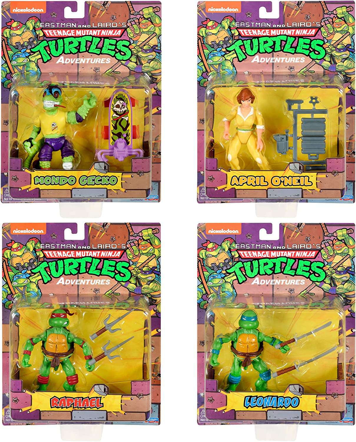 Playmates Teenage Mutant Ninja Turtles Classic Adventure Heroes