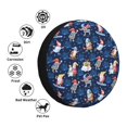 thumbnail image 4 of Naloa Winter old man Playtime PVC Leather Spare Tire Wheel Cover Spare Tire Cover, for Car Truck SUV Camper Trailer Universal Fit(14-17in)-15 inch, 4 of 6