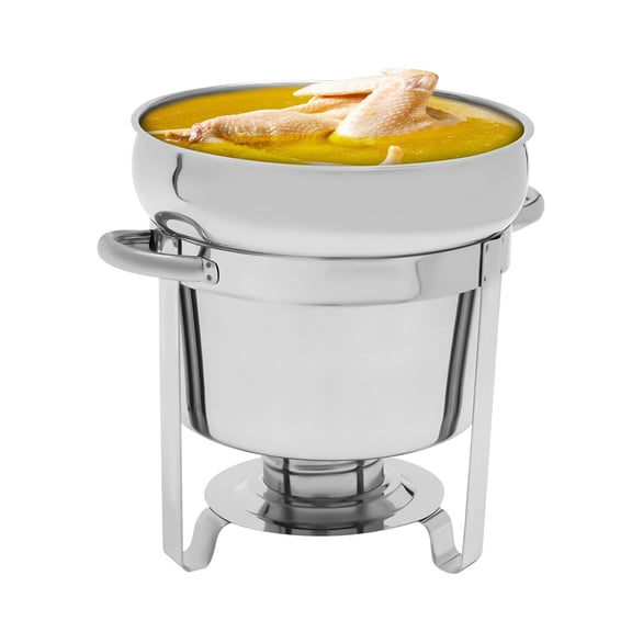Soup Chafer, 11L Commercial Soup Chafer Chafing Dish Set Stainless Food Warmer Pot with Lid Chafing Dish Buffet Set Food Warmers for Parties Events Banquets