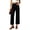 Black, variant on Jeans for Women Straight High Waist Multi Pocket Denim Pants