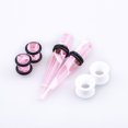 thumbnail image 3 of 50 PCS Ear Stretching Kit 14Gauges- Pendiente Mármol Acrílico Taper Piercing Jewlery Sets, 3 of 5
