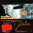 thumbnail image 3 of 12V 150W Portable Car Heater 2 In 1 Heating Cooling Fan Rotatable Demister Defroster with 4.92ft Cord, 3 of 11