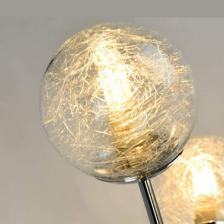 Dllt Clear Glass Ball Lamp Shade Of 5, Ball Lamp Shade Glass