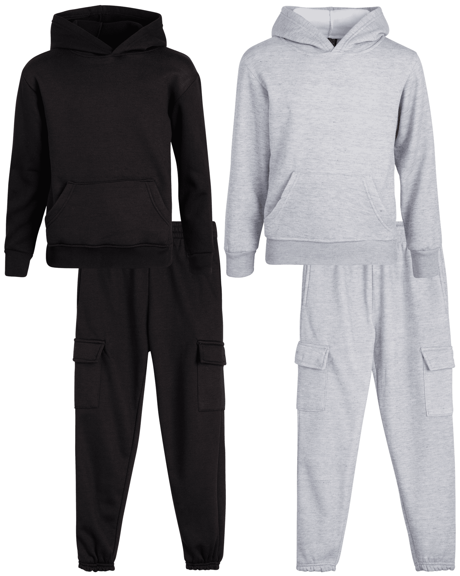 Quad Seven Toddler Boys' Tracksuit 4 Piece Zip Sweatshirt and Jogger Sweatpants Playwear Set 