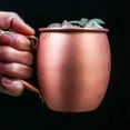 thumbnail image 4 of 530ml 100% Pure Copper Mug Moscow Mule Mug Drum Cup Cocktail Cup Pure Copper Mug Restaurant Bar Col, 4 of 5