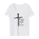 thumbnail image 1 of Camiseta para mujer básica camiseta suave clásica cuello redondo para senderismo vacaciones SG, 1 of 7
