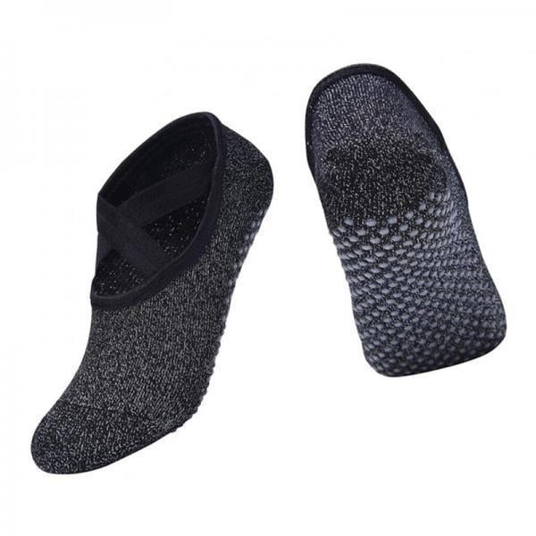 Calcetines antideslizantes de yoga Sunnimix 3x para Mujeres con Correa Talla única