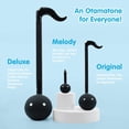 thumbnail image 5 of Otamatone Deluxe Instrumento musical electrónico para adultos Sintetizador portátil Música eléctrica digital de Japón por Cube/Maywa Denki Cool Stuff Gifts, Negro [Manual en inglés], 5 of 5