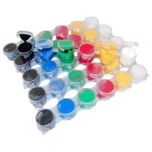 Primary Colors Acrylic Paint Strips (6 pc)