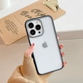 thumbnail image 1 of Funda transparente con marco colorido de neón a prueba de golpes para iPhone 14 13 12 Mini 11 Pro Max X XR XS 7 8 Plus funda transparente de parachoques de silicona Tan Jianjun unisex, 1 of 2
