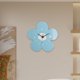 thumbnail image 1 of Reloj de Pared Silencioso en Forma de Flor Perfecl 33.5 cm x 29.5 cm, 1 of 8