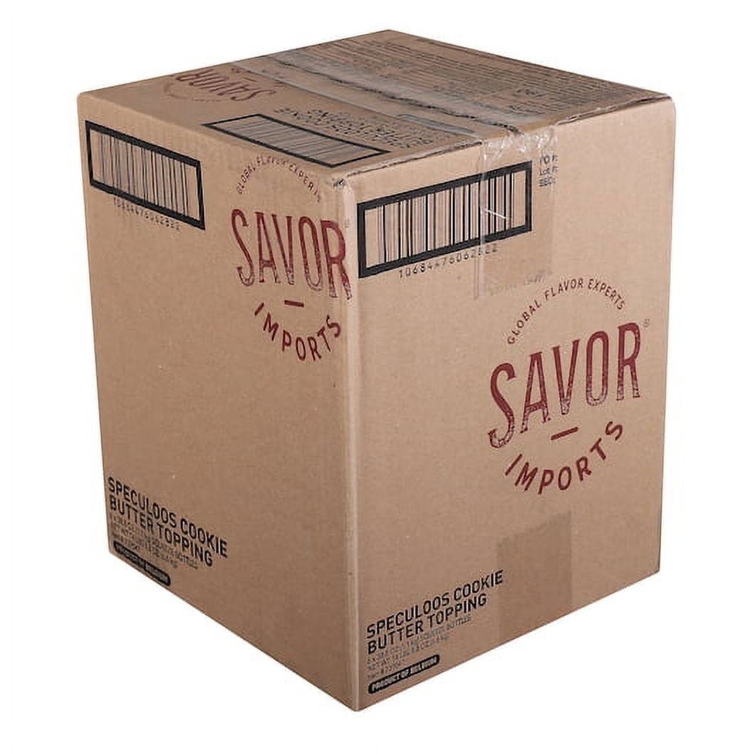 (Price/Case)Savor Imports 739047 Speculoos Cookie Butter Squeeze Bottle, 38.8 Ounces