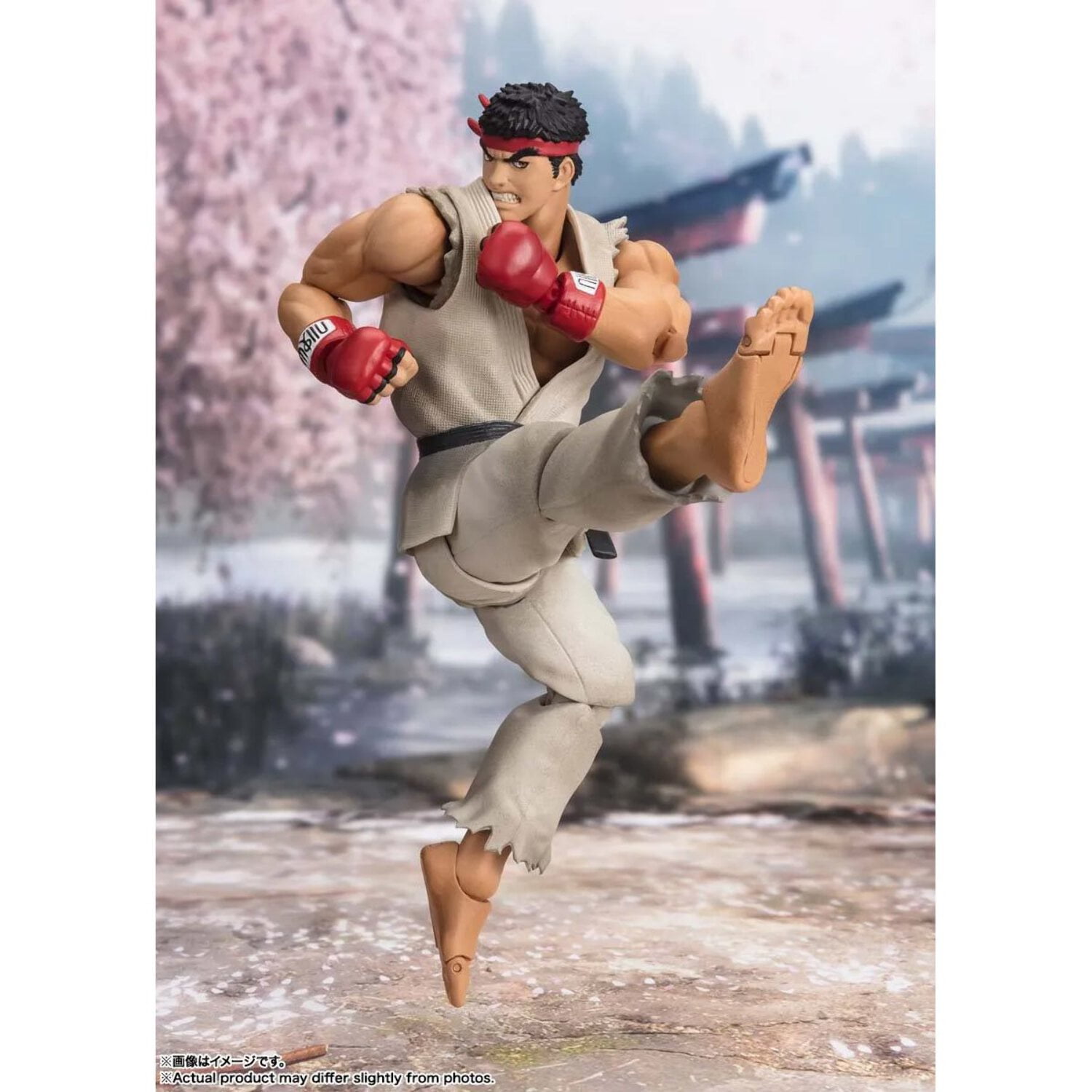 Bandai Street Fighter Collectible Ryu Action Figures, 6"
