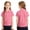 Pink#02, variant on Grblisyd Boys Girls Short Sleeve Polo Shirts Kids School Uniform Shirts Summer Casual Polo T-Shirts Golf Tennis Tops