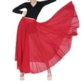 thumbnail image 4 of Chiffon Belly Dance For Women Maxi Dancing Skirts Tie Up Waist Wrap, 4 of 5