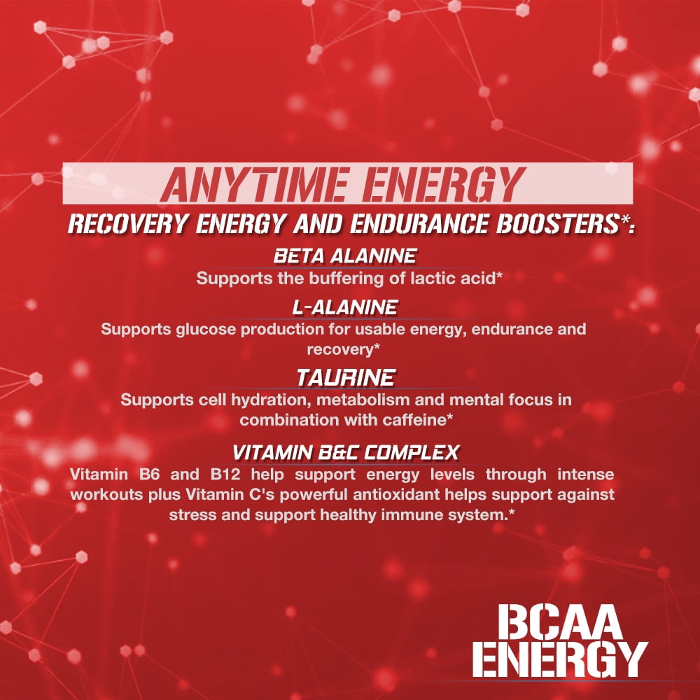 Evlution Nutrition BCAA Energy Amino Acid Pre-Workout Powder - 30 Servings, Rocket Pop