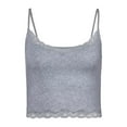thumbnail image 4 of LASCANA Women's Lace Trim Cropped Camisole Lace Trim, 4 of 5