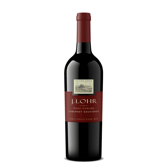 J. Lohr Estates Seven Oaks Cabernet Sauvignon Red Wine, Paso Robles, 13.9% ABV, 750ml Glass Bottle