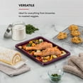 thumbnail image 5 of KitchenAid Aluminized Steel Nonstick 9x13-inch Cookie Baking Sheet Pan, Beetroot Purple, 5 of 8