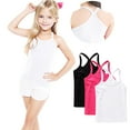 thumbnail image 5 of BRGZLK Toddler Kids Tank Tops Boys Girls Trendy Cute Solid Color Soft Sleeveless Cotton Bottom Camisoles 3-Pack Multicolor 12-24 Months, 5 of 8