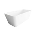 thumbnail image 5 of Elegant Kitchen & Bath BT30667GW-WHT 67 in. Rectangle Bathtub, Glossy White with Polished White Trim, 5 of 8