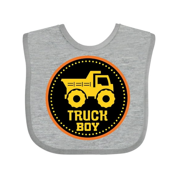 Inktastic Construction Truck Boy Childs Boys Baby Bib