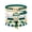 Green, variant on Multi-Layer Stacked Friendship Bracelet Set for Women Personalized Stackable Letter Rugby Cap Stretch Beaded Bracelet
