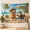 D, variant on XaaKee Large Tapestry Golden Retriever Chill High-Quality Polyester Room Tapestry 60x40Inch
