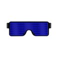 thumbnail image 1 of Cateissary 8 modos Quick Flash USB Led Party USB Charge Gafas luminosas Glow Gafas de sol Navidad Concierto Luz Juguetes Decoraciones de Halloween Kits de decoración para fiestas azul Cateissary JJ22333-02B, 1 of 6