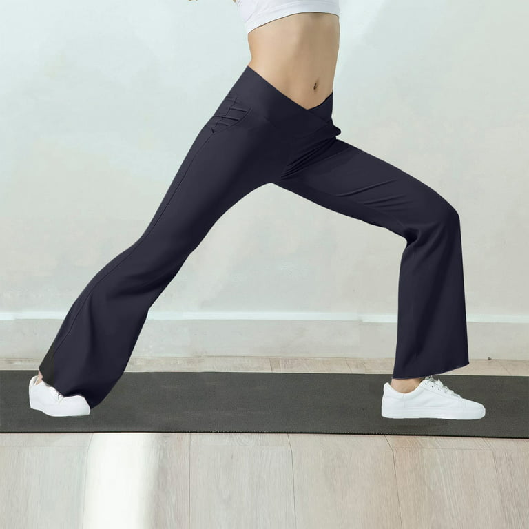 VBARHMQRT Petite Yoga Pants for Women Petite Length Womens High Waist Pant  Soft Sport Yoga Leggings Workout Running Trousers Leggings for Women Tummy
