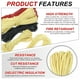 thumbnail image 3 of Uxcell Cuerda Paracord Trenzada de 50 pies, 750 lb, 2.3 mm, Cuerda Multipropósito, Resistente al Fuego para Camping y Supervivencia, Amarillo, 3 of 5