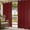 Dark Red, variant on 2 Panels Outdoor Curtains for Patio Waterproof 54"x84" Vintage Brown Weatherproof Privacy Outsides Curtains, Farmhouse Retro Dark Solid Color Linen Texture Grommet Thermal Drapes for Cabana Porch