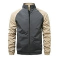 thumbnail image 4 of Men's Raglan Sleeve Casual Jacket Lightweight Comfortable Outdoor Sport Coat for Daily Wear, 4 of 5