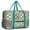 Blue-green, variant on For Spirit Airlines Personal Item Bag 18x14x8 Inch, Boho Weekender Travel Bag, Foldable Travel Duffel Bag Underseat Carry on Bag with Luggage Sleeve for Women and Men 30L