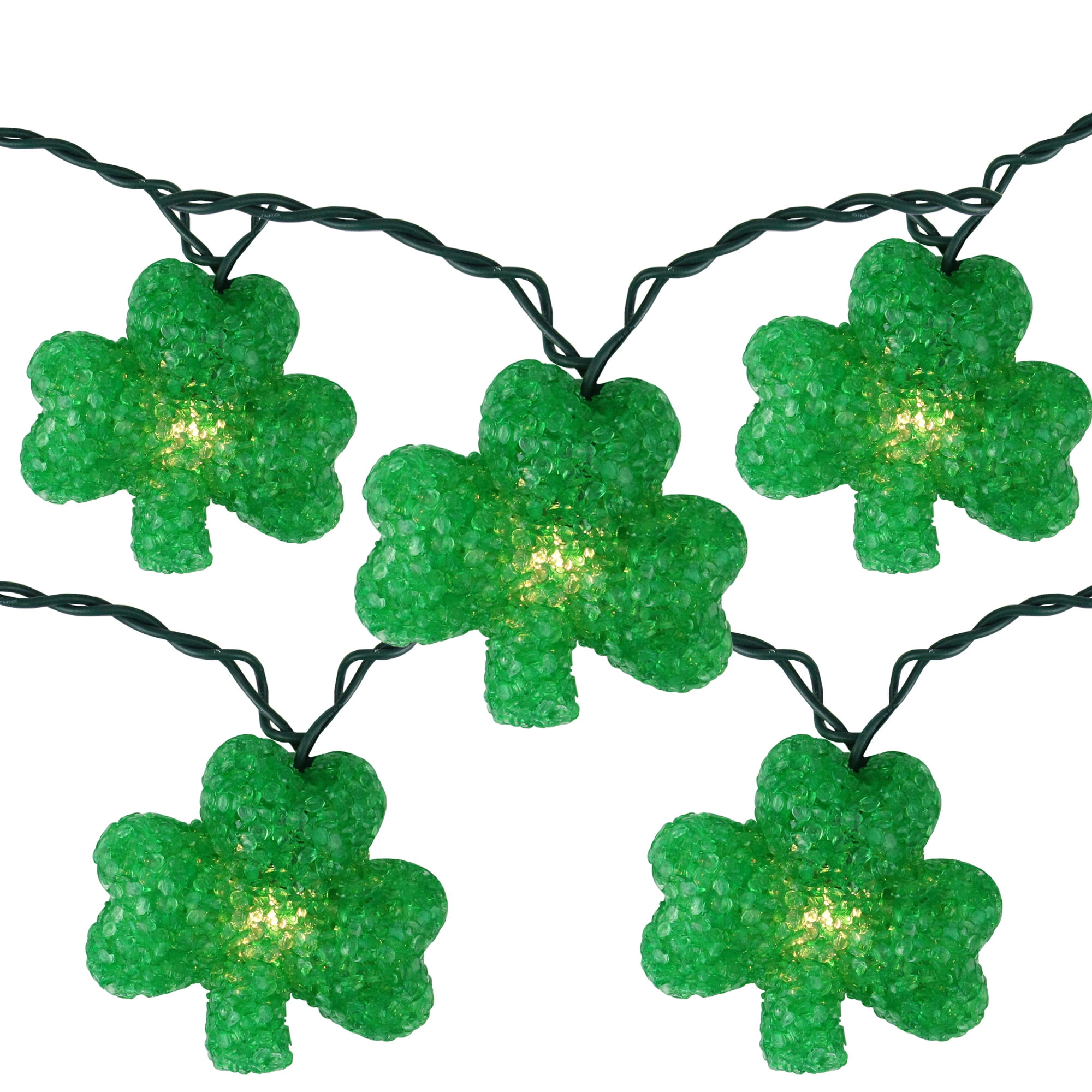 st patricks day flags with lights