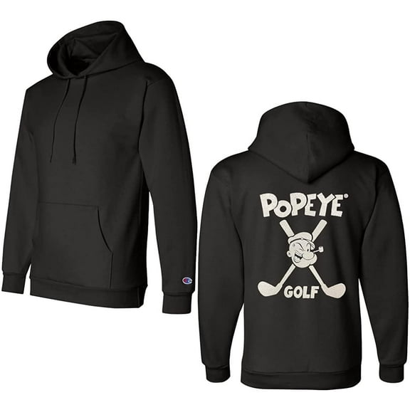 Popeye Golf Unisex Powerblend Fleece Pullover Hoodie (XX-Large)
